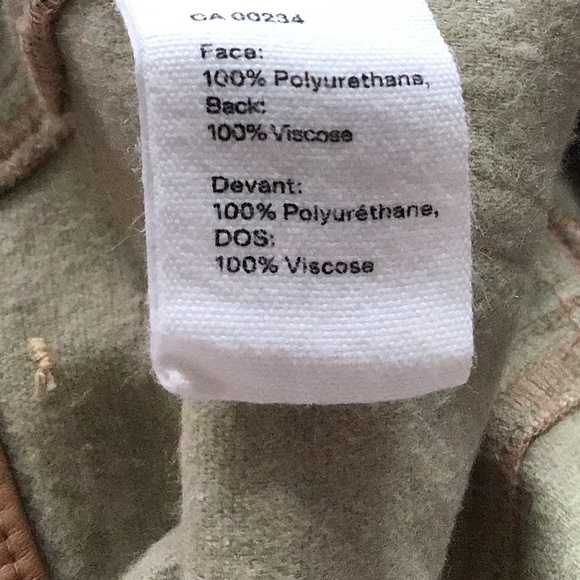 Hudson North faux leather cropped pants size 8 - Picture 6 of 6